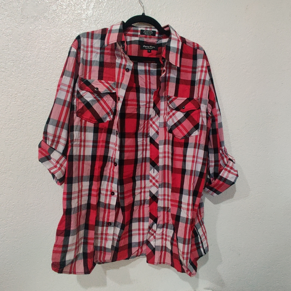 Men's Eighty Eight Platinum XL Plaid Shirt